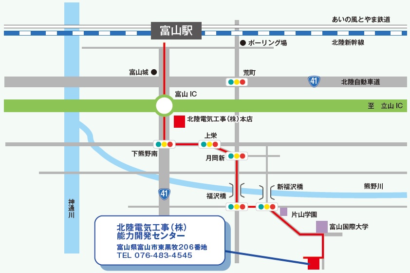 アクセスマップ